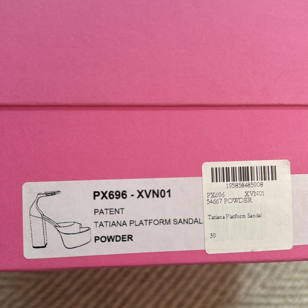 Paris Texas nude patent block high heels 9 - Picture 10 of 12